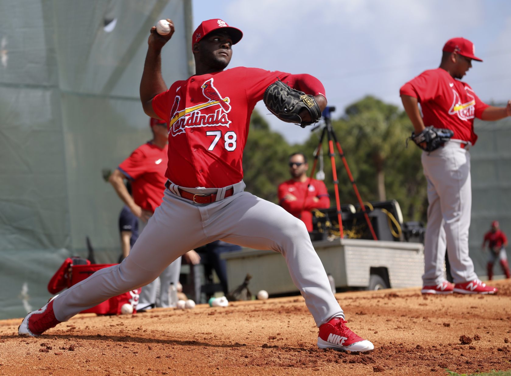 First official workout of Cardinals spring training